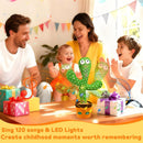 Dancing and Singing Cactus Toy with LED Lights and Voice Recording Features for Kids
