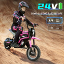 Neche Pink MX350 Electric Motorcycle with 350W Power