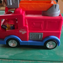 Blippi Interactive Fire Truck Toy with Figures and Sound Effects
