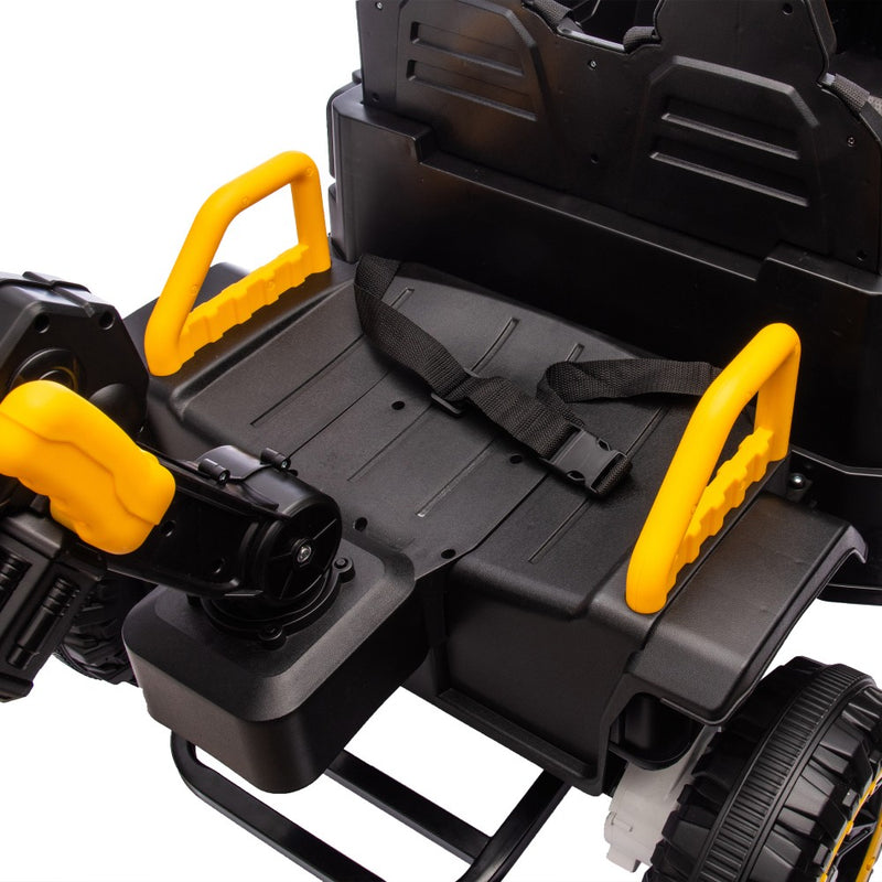 24V Electric 2-Seater Kids Ride-On 4WD Dump Truck UTV with Parental Remote and LED Lights