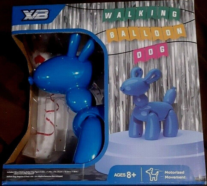 Walking Balloon Dog Toy in 3 Colors, Sizes 4", 7", and 8" for Ages 8+