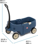 Double Delight Ride-On: Sturdy Kids Toy with Safety Features in Denim Blue
