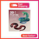 Articulated Purple Gold Snake Toy with Adjustable Teeth and Flexible Joints