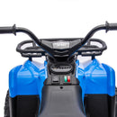 24V 160W Electric Off-Road ATV for Kids with Bluetooth and LED Lights - Blue