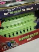 Thomas & Friends NIA HYPER GLOW TrackMaster Motorized Engine with Glowing Track Features!