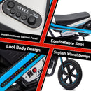 300W 24V Kids Off-Road Electric Balance Bike with LED Lights and Music, 2 Speed
