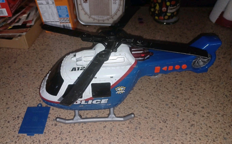 Working State Road Rippers Rush and Rescue Helicopter Toy with Batteries Included