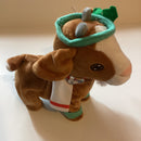 Gemmy Animated Screaming Yoga Goat - 10" Dancing & Singing Jingle Bells