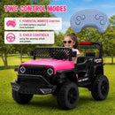 Remote-Controlled Electric Ride-On Car with Swing and Music for Children Aged 3-5