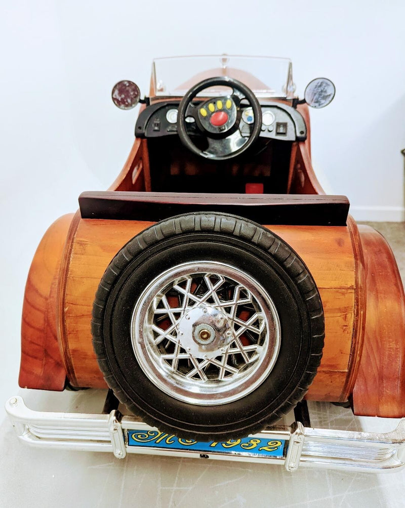 Electric Wooden Kids Car Model 1932 Rare Collectible