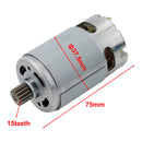 15-Tooth DC Motor for BOSCH GSR 1080-2-Li and TSR1080-2-LI (10.8V/12V)
