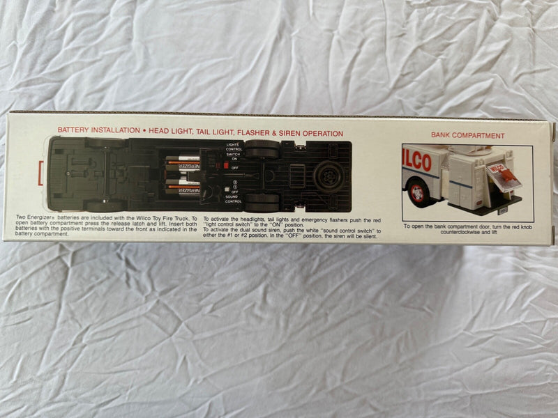 Toy Fire Truck with Dual Sound Siren Features