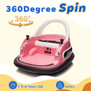 12V Electric Bumper Car for Toddlers - Kids Ride-On Toy with 360-Degree Spin