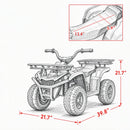 Blue Electric ATV Ride-On Toy for Boys Aged 3-8 Years