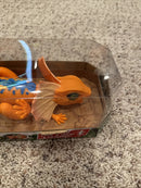 Zuru Robo Alive Interactive Frilled Neck Lizard Robotic Toy for Kids - Orange and Blue