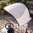Mercedes-Benz Licensed Toddler Push Car with 4-in-1 Features and Handle, White