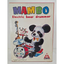 Classic 1960s Mambo Panda Battery-Operated Electric Drummer Toy