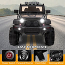 12V Electric Ride-On Jeep Truck for Kids with Remote Control and 3 Speed Settings
