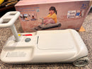KIDSCLEANCAR Gray Mini Go-Kart Ride-On Toy for Kids 0-5MPH