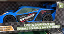 Blue Light & Sound Battery-Powered Racing Car Toy "Speed" for Ages 3 and Up