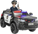TOBBI Kids Police Car Ride-On with Remote Control for Parents