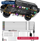 8Pods RGB Rock Lights with Full Angle Illumination for Trucks, UTVs, ATVs, SUVs, Boats, and Golf Carts, App Control