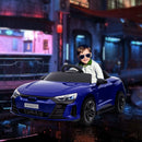 12V Audi RS e-tron GT Children’s Electric Ride-On Car with Remote Control - Dark Blue
