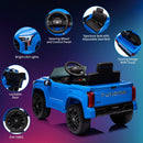 Kids 12V Licensed Toyota Tundra Ride-On Truck with Remote Control and LED Lights for Ages 3+