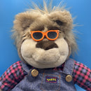 Tyco Real Talking Bubba Bear 1997 Plush Works 18" Fully Dressed- New Batteries