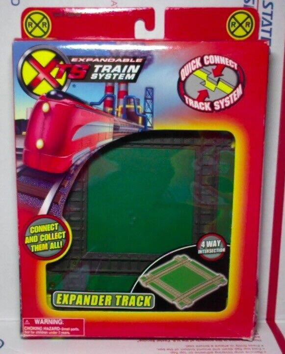 Expandable Train Track System with 11 Track Extenders Set