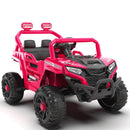 12V 2WD Kids UTV Ride-On Car with Parental Control, 3 Speeds, and LED Music