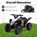 12V Battery-Powered 4-Wheeler Ride-On Toy with Sound, Lights, USB Connectivity, and Wireless Features