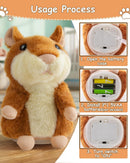 Engaging Talking Hamster Plush Toy - Entertaining and Learning Experience for Children