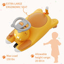 12V Electric Wiggle Car for Kids - 2-in-1 Ride-On and Swing Toy with 2 Speed Options and 360° Steering