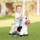 EVERICH TOY White Cow Bouncing Ride-On for Toddlers 18 Months and Up