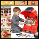 Engaging Truck Engine Playset with Detachable Pieces, Lights, and Sounds for Kids Aged 3-5