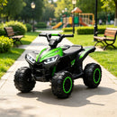 Green 12V Kids Electric ATV 4-Wheeler with Dual Motor High and Low Speed