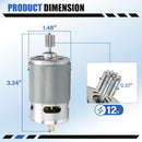 12V Gearbox Motor for Peg Perego Children's Ride-On Vehicle