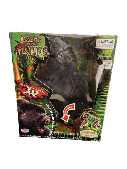 11-Inch Silverback Gorilla King of the Apes Animal Figure Tropic 1999 Vintage