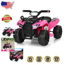 Pink Toddler Electric ATV: Rechargeable 6V, MP3 USB, Horn, Ages 18-36 Months