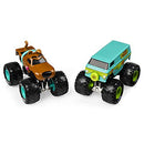 Scooby Doo vs. Mystery Machine 1:64 Scale Die-Cast Monster Trucks