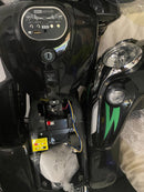 Tamco 12V Black Electric Ride-On Motorcycle for Kids with Dual Seats and Three Wheels