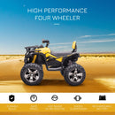 12V Children's Electric ATV Quad with Realistic Headlights and Wide Tires