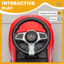 Red Mercedes-Benz C-Class Licensed Ride-On Car for Kids Ages 18-36 Months