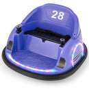 12V Electric 360° Rotating Bumper Car Toy for Toddlers with Remote Control