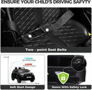 Licensed Black 12V Electric Land Rover Ride-On Car for Kids with Remote