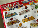 Rare Vintage Ladybug 16-Piece Children's Puzzle Vehicle Set in Sealed Box