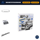 NYC MTA Battery-Powered Train Set with Track, 39" x 25", Silver Edition