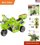 Electric 3-Wheel Motorcycle for Kids Aged 3-6