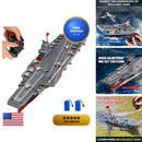 SNACKTANT 16-inch Remote Control Warship Aircraft Carrier with Dual Rechargeable Batteries
